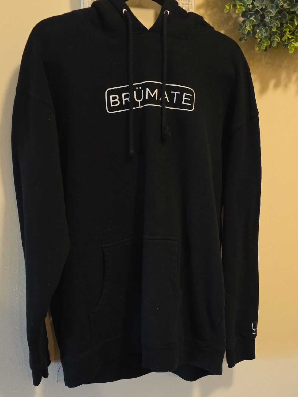 BRUMATE Black Logo Hoodie - Pullover Sweatshirt